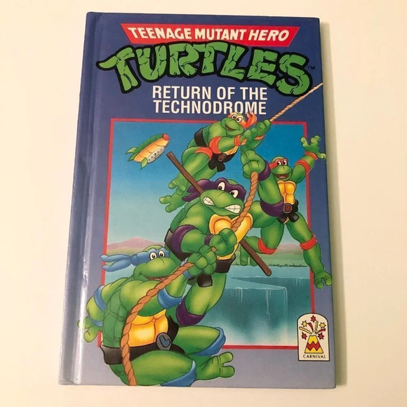 1990 TMNT Teenage Mutant  Ninja Turtle Return of the Technodrome Book - Picture 1 of 13